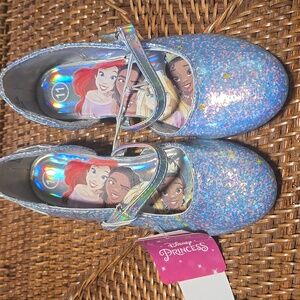 Disney Blue Glitter Dress Shoes for Kids